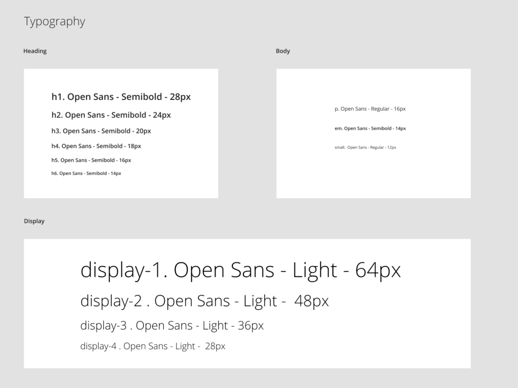 Design System-Typography